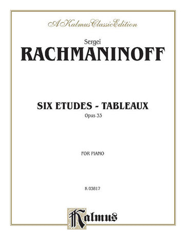 Rachmaninoff – Six Etudes-Tableaux, Op. 33 – Piano