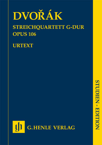 Dvorak - String Quartet in G Major, Op. 106 - Study Score