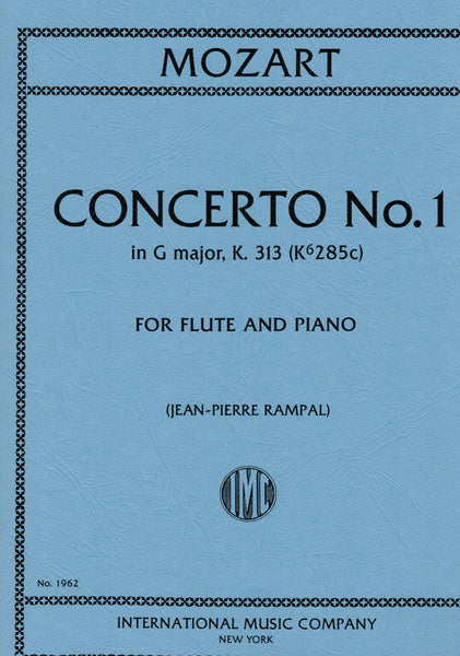 Mozart, ed. Rampal - Concerto No. 1 in G Major, K. 313 - Flute and Piano