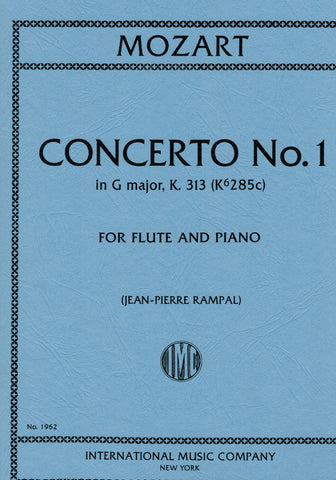 Mozart, ed. Rampal - Concerto No. 1 in G Major, K. 313 - Flute and Piano