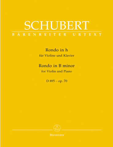 Schubert - Rondo in B Minor, D895 - Violin and Piano