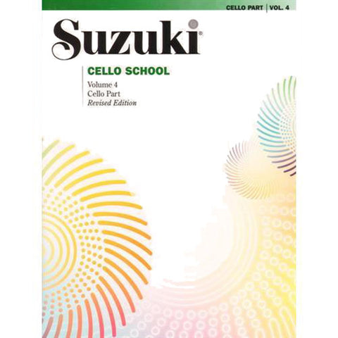 Suzuki Cello School, Vol. 4 - Cello Method