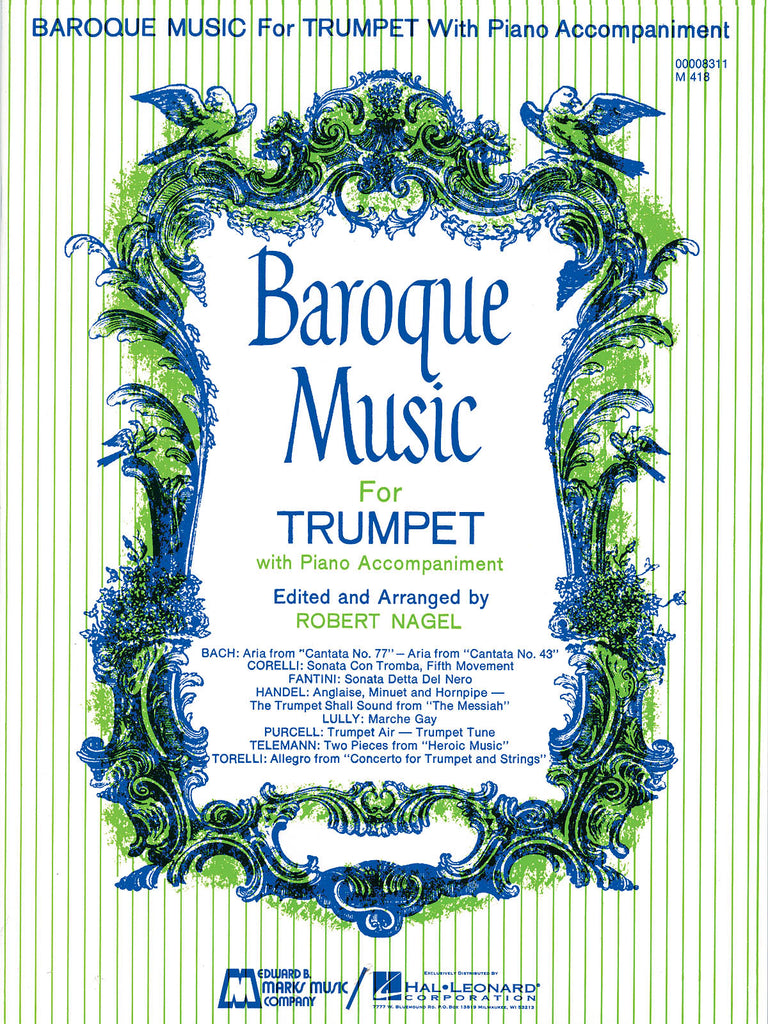 Nagel, ed./arr. - Baroque Music for Trumpet - Trumpet and Piano