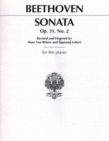 Beethoven, ed. Von Bulow and Lebert – Sonata, Op. 31/2 – Piano