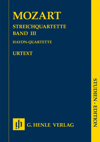 Mozart, ed. Seiffert – String Quartets, Vol. III (Haydn) – Study Score
