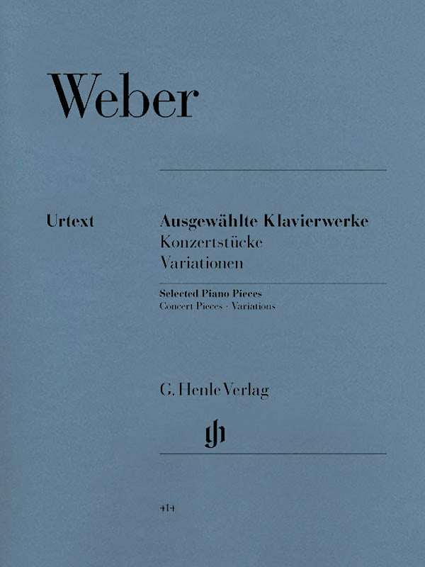 Weber, eds. Gerlach and Viertel – Selected Piano Works – Piano