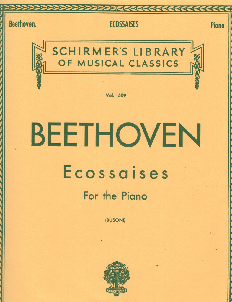 Beethoven, ed. Busoni – Ecossaises – Piano