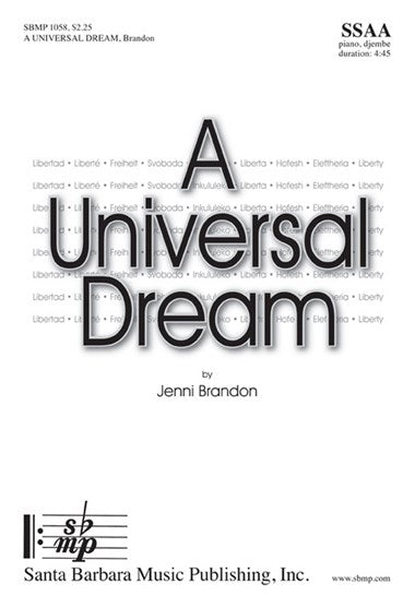 Brandon - A Universal Dream - SSAA