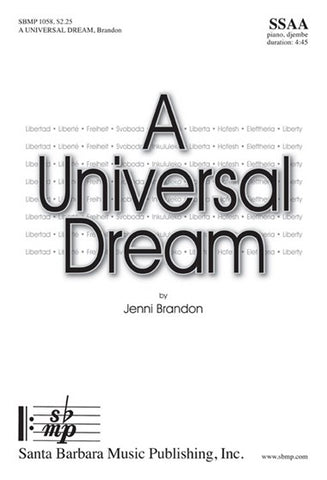 Brandon - A Universal Dream - SSAA