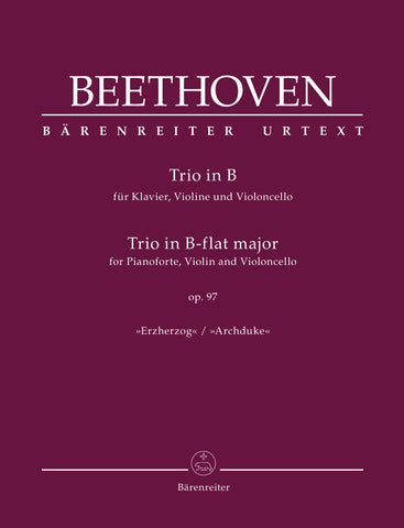 Beethoven - Trio for Piano,  Violin, and Cello - Piano Trio