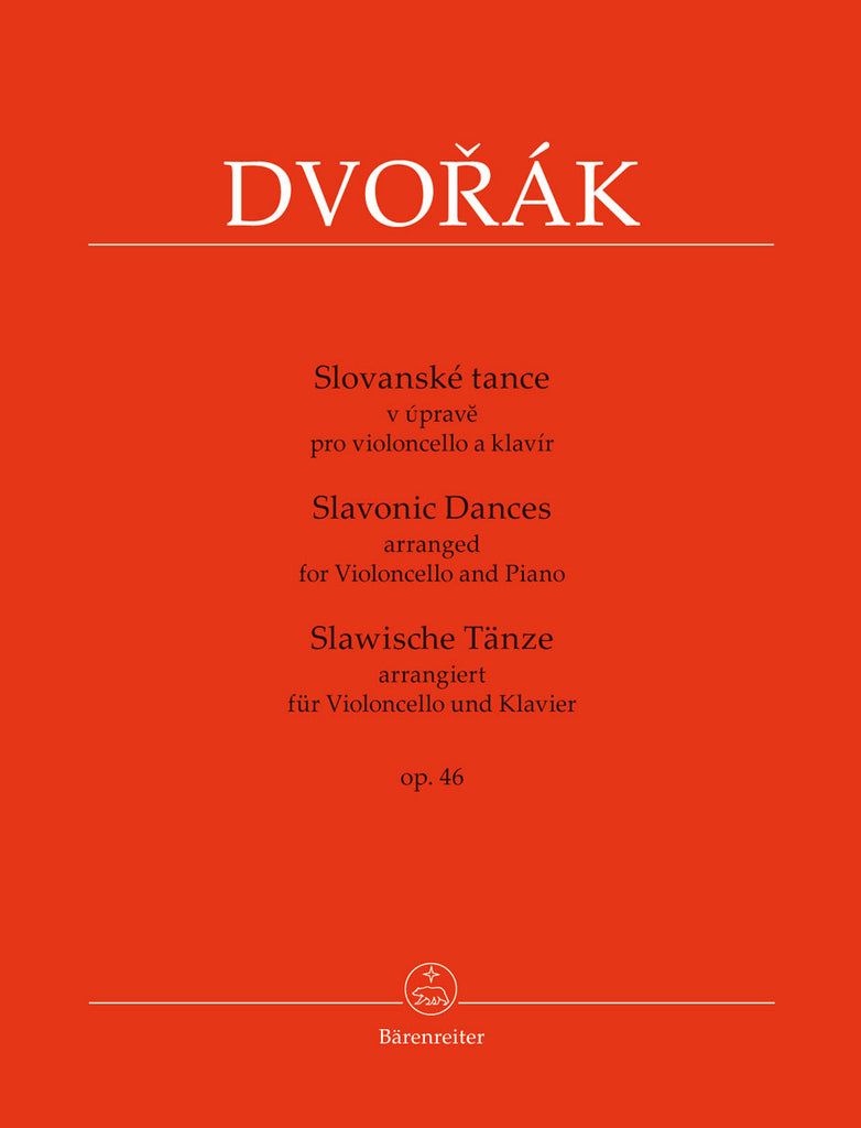 Dvorak - Slavonic Dances , Op. 46 - Cello and Piano