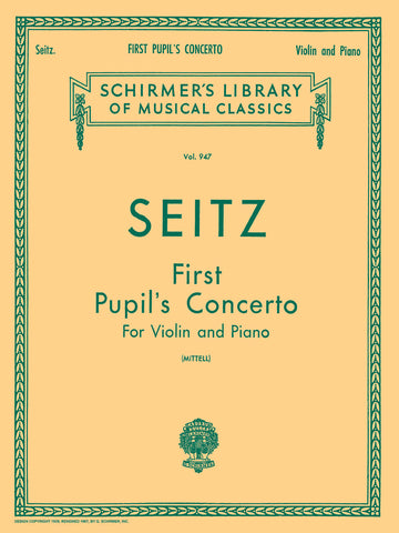 Seitz - First Pupil's Concerto - Violin and Piano