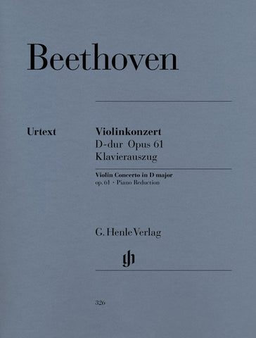 Beethoven, ed. Schneiderhan - Violin Concerto in D, Op. 61 - Violin and Piano