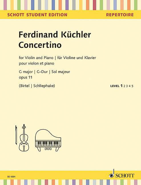 Kuchler - Concertino - Easy Violin and Piano