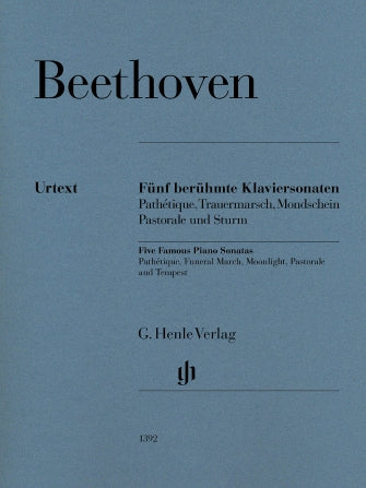 Beethoven, ed. Gertsch & Perahia - Five Famous Piano Sonatas - Piano