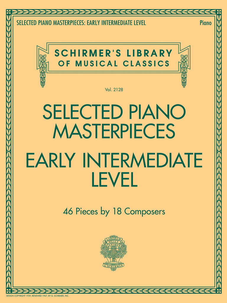 Various - Selected Piano Masterpieces, Early Intermediate Level - Piano Solo