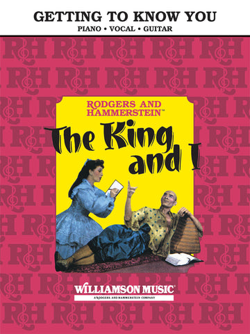 Rodgers and Hammerstein - Getting to Know You from "The King and I" - Piano, Vocal, Guitar