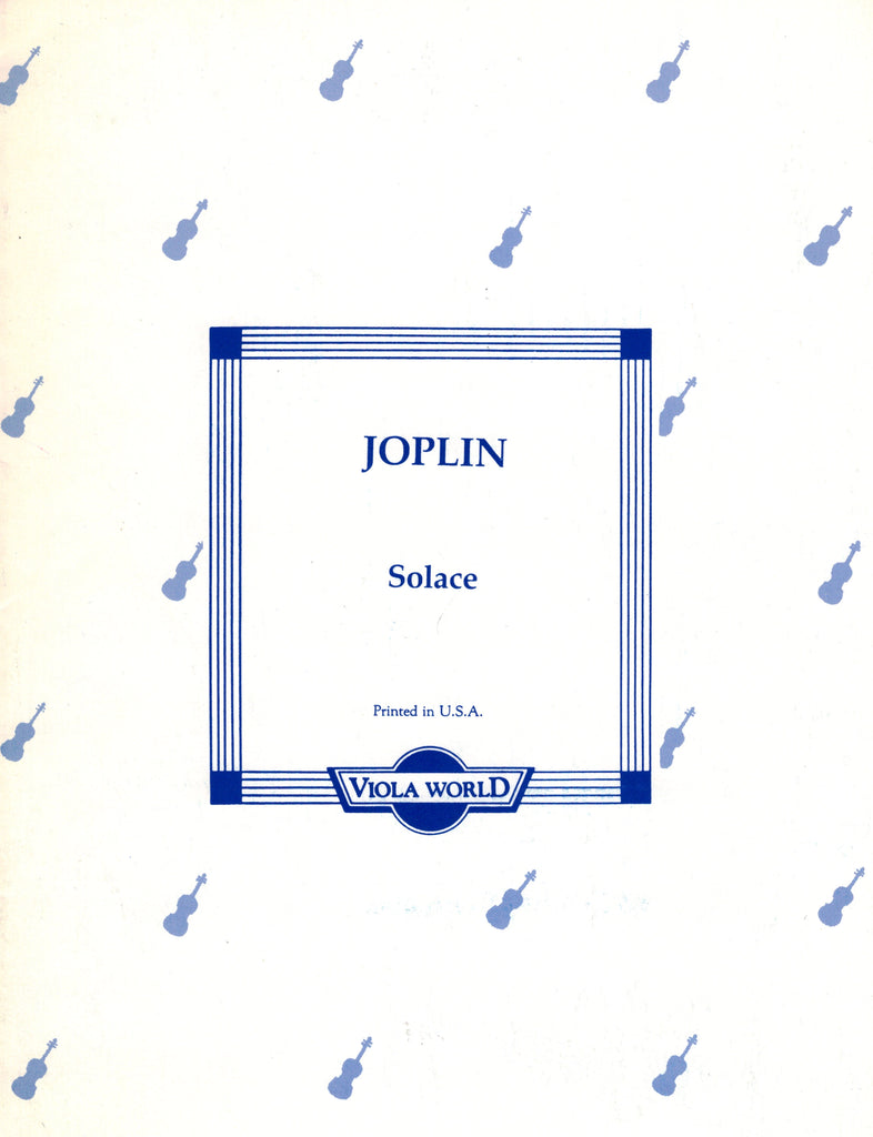 Joplin, arr. Arnold - Solace - Viola and Piano