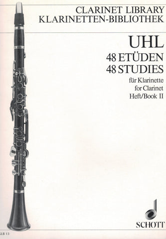 Uhl – 48 Studies for Clarinet, Book 2 – Clarinet Method