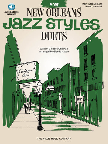 Gillock - More New Orleans Jazz Styles Duets (w/ CD) - Piano, 4 Hands