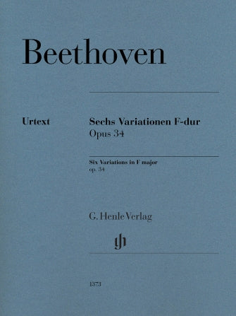 Beethoven, ed. Loy - Six Variations in F major, op. 34 - Piano