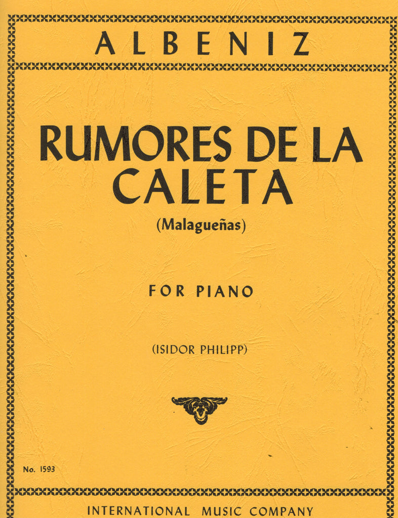 Albeniz – Rumores de la Caleta (Malaguenas) – Piano