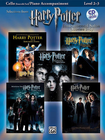 Various - Harry Potter Instrumental Solos (Movies 1-5) (w/CD) - Cello and Piano