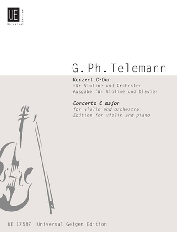 Telemann - Concerto in C Major - Violin and Piano