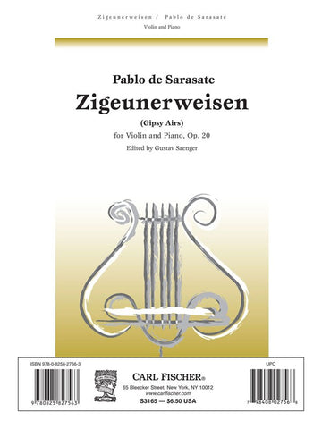 Sarasate - Zigeunerweisen, Op. 20 - Violin and Piano