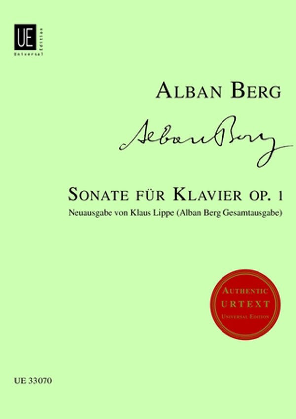 Berg – Sonata, Op. 1 – Piano