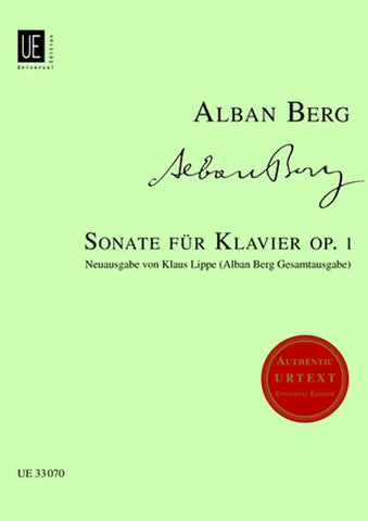 Berg – Sonata, Op. 1 – Piano