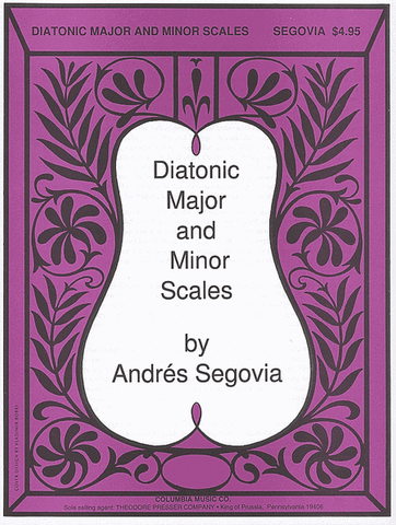 Segovia - Diatonic Major and Minor Scales - Guitar Method