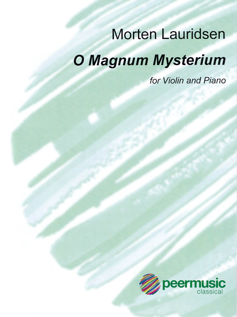 Lauridsen - O Magnum Mysterium - Violin and Piano
