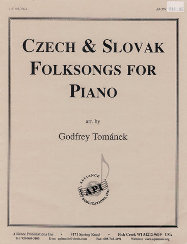 Tomanek, arr. – Czech and Slovak Folksongs – Piano
