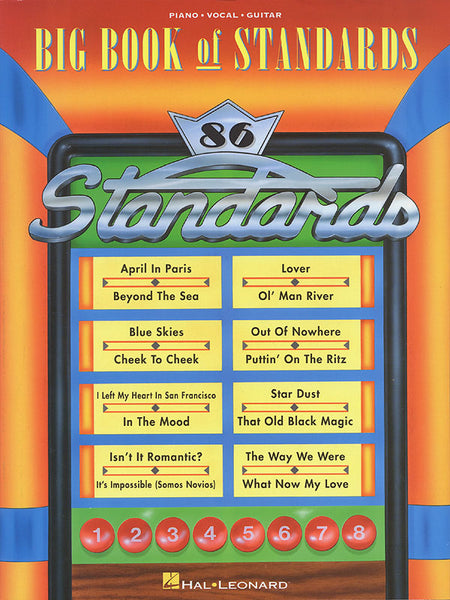 Various – The Big Book of Standards – Piano, Vocal, Guitar