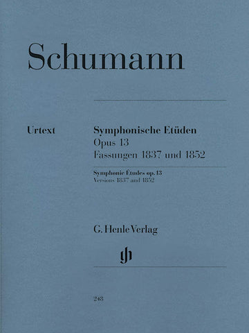 Schumann - Symphonic Etudes, Op. 13 (Early, Late, and 5 Posthumous Versions) - Piano Solo