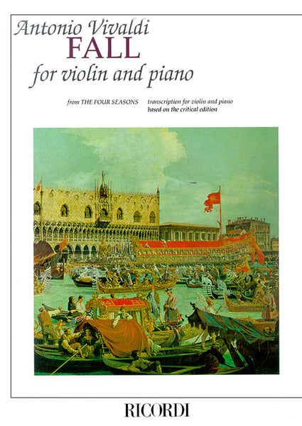 Vivaldi - Four Seasons: Fall, Critical Edition - Violin and Piano