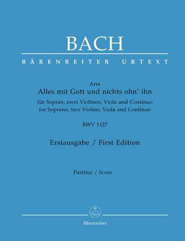 Bach - Alles mit Gott und nichts ohn' ihn - Score