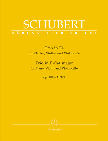 Schubert - Trio in Eb Major, Op. 100 (D. 929) - Violin, Cello, and Piano