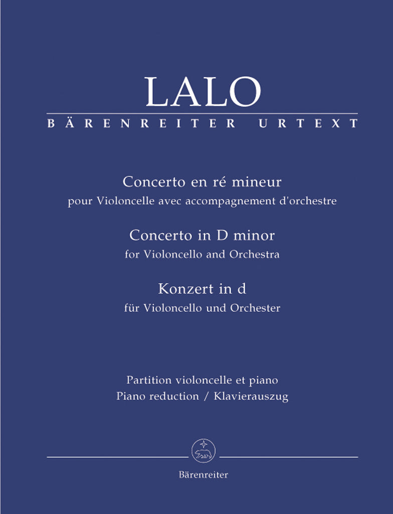 Lalo - Concerto in D Minor - Cello and Piano