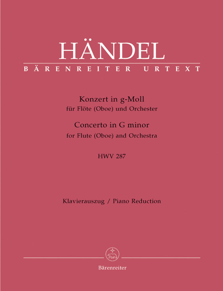 Handel - Concerto in G Minor - Flute and Piano