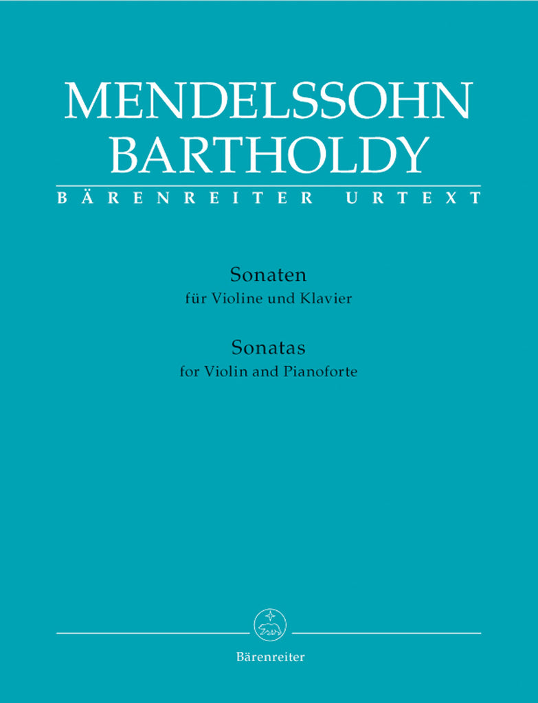 Mendelssohn, ed. Hoshino - Sonatas for Violin and Piano - Violin and Piano