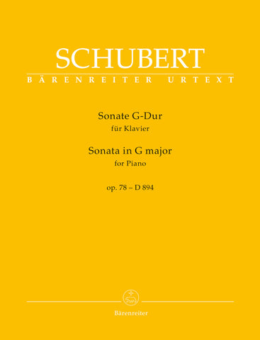 Schubert - Sonata in G Major, Op. 78 D894 - Piano