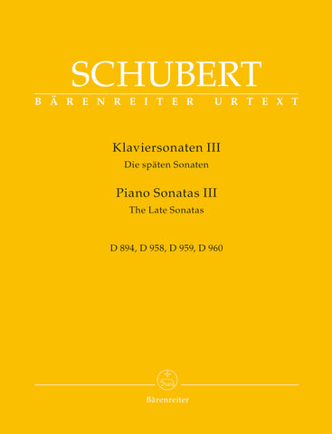Schubert - Piano Sonatas III D 894, 958, 959, 960: The Late Sonatas - Piano