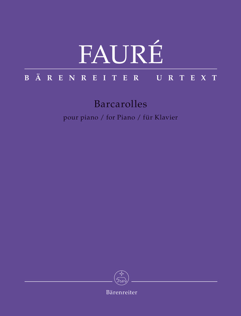 Faure - Bacarolles for Piano - Piano