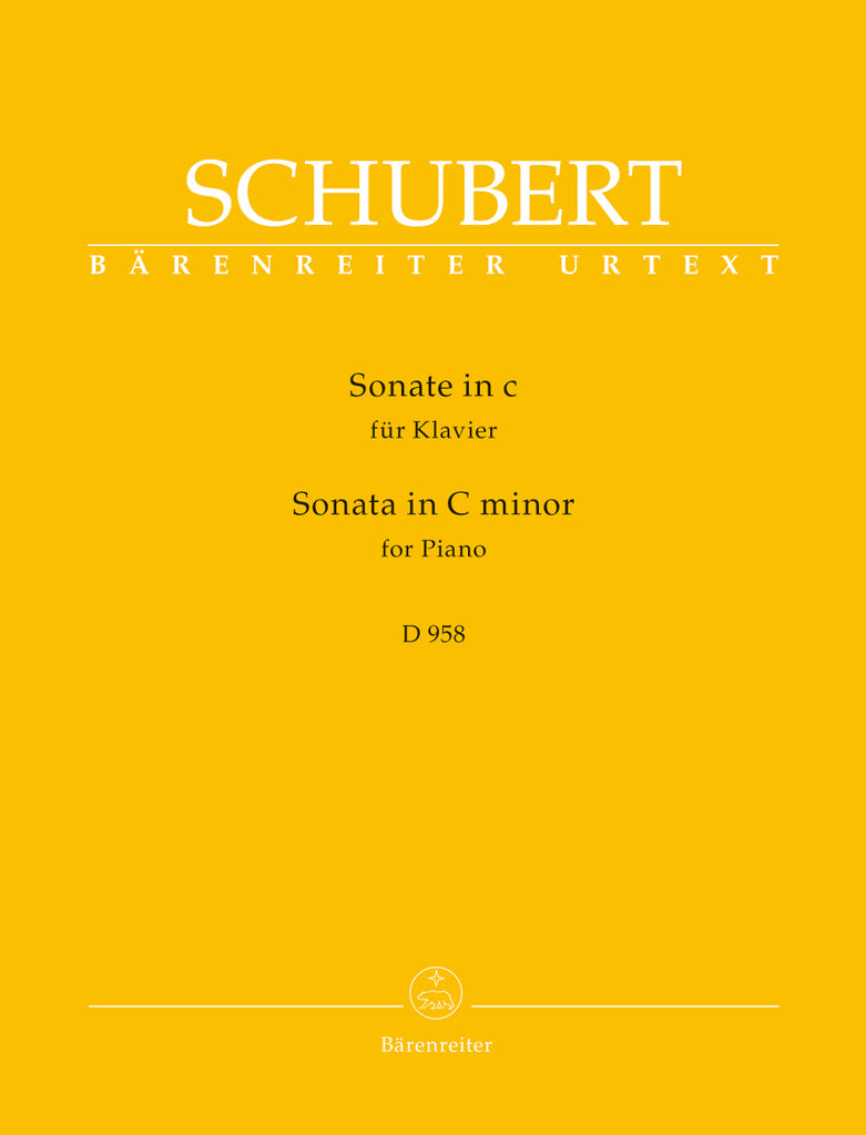 Schubert - Sonata in C minor, D.958 - Piano