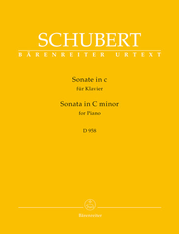Schubert - Sonata in C minor, D.958 - Piano