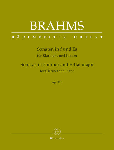 Brahms - Sonatas in F minor and E-flat major, Op. 120 - Clarinet and Piano