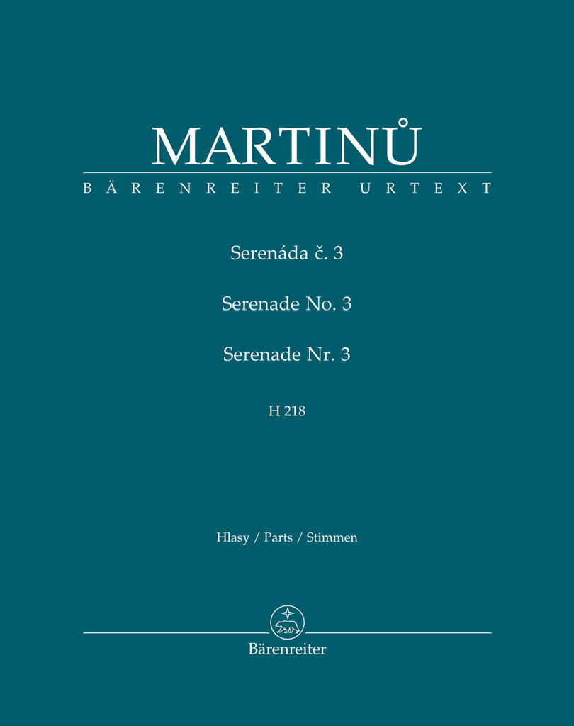 Martinu - Serenade No. 3 H 218 - Set of Parts