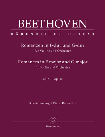 Beethoven - Romances in F Major and G Major - Violin and Piano